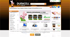 Desktop Screenshot of duracelldirect.com.au