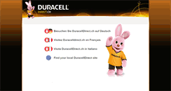 Desktop Screenshot of duracelldirect.ch